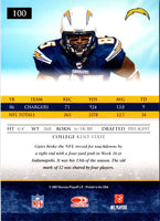 2007 Donruss Gridiron Gear Antonio Gates #100