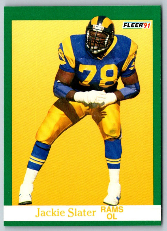 1991 Fleer Jackie Slater #275