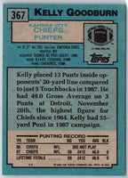 1988 Topps Kelly Goodburn #367 Rookie