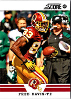 2012 Score Fred Davis #116