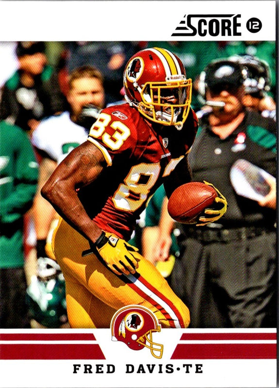 2012 Score Fred Davis #116