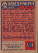 1985 Topps Brian Hansen