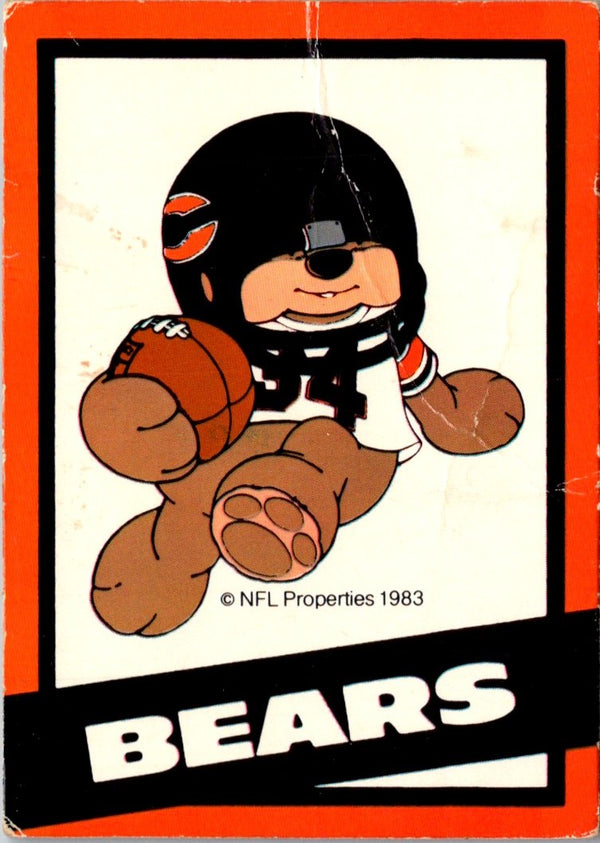 1983 NFL Properties Huddles Chicago Bears #NNO