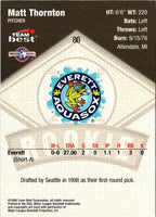 1999 Team Best Matt Thornton #86