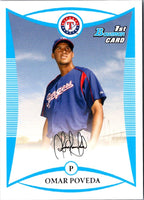 2008 Bowman Prospects Omar Poveda #BP92