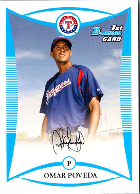 2008 Bowman Prospects Omar Poveda #BP92