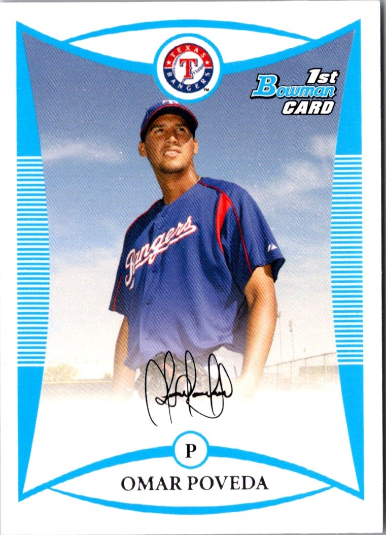 2008 Bowman Prospects Omar Poveda