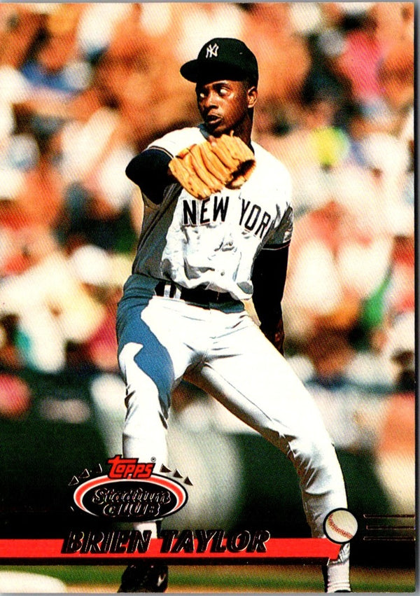 1993 Stadium Club First Day Production Brien Taylor #689