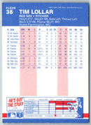 1987 Fleer Tim Lollar
