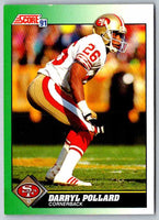 1991 Score Darryl Pollard #309