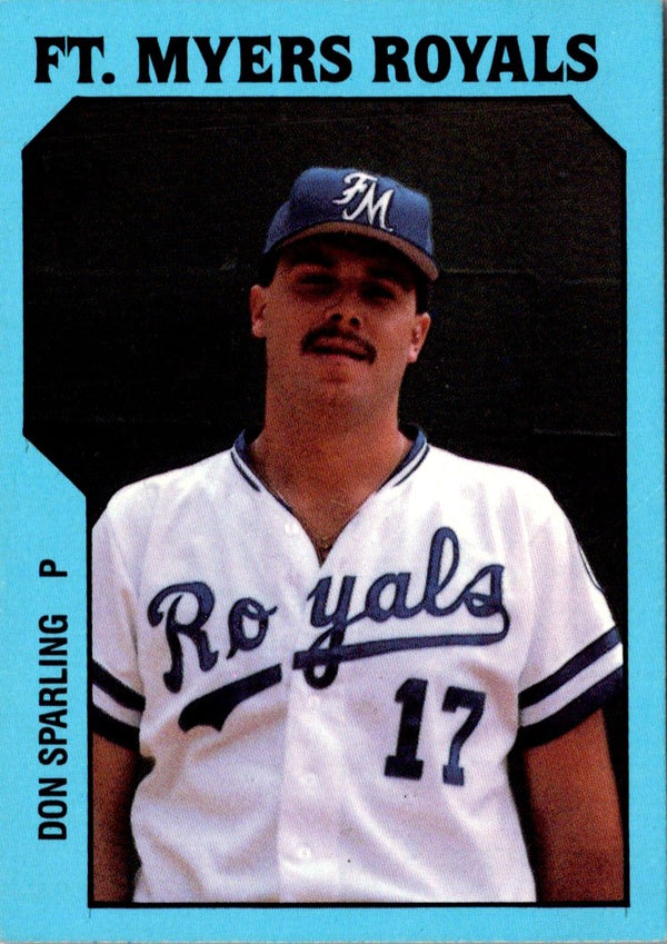 1985 TCMA Ft. Myers Royals Don Sparling #5