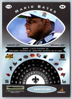 1997 Pinnacle Certified NFL Mario Bates #112