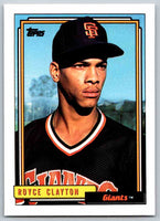 1992 Topps Royce Clayton #786