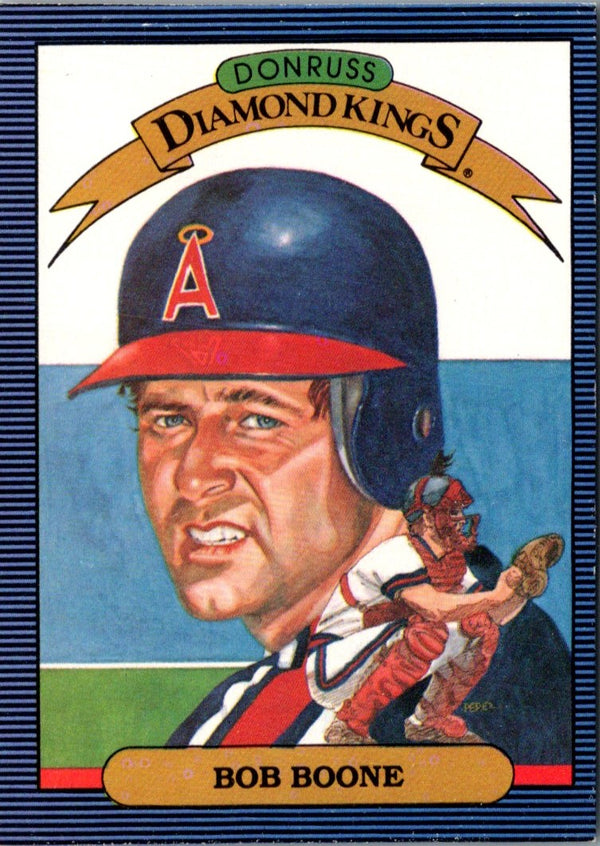 1986 Donruss Super Diamond Kings Bob Boone #17