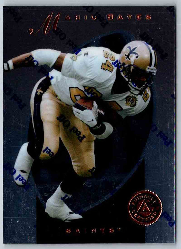 1997 Pinnacle Certified NFL Mario Bates #112