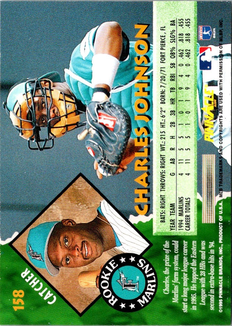 1995 Pinnacle Charles Johnson