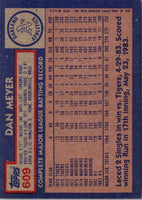 1984 Topps Dan Meyer #609