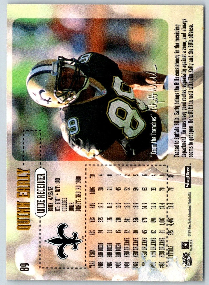 1996 SkyBox Impact Quinn Early