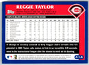 2003 Topps Reggie Taylor