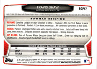 2013 Bowman Chrome Prospects Travis Shaw #BCP67