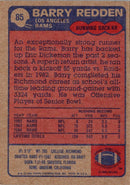 1985 Topps Barry Redden