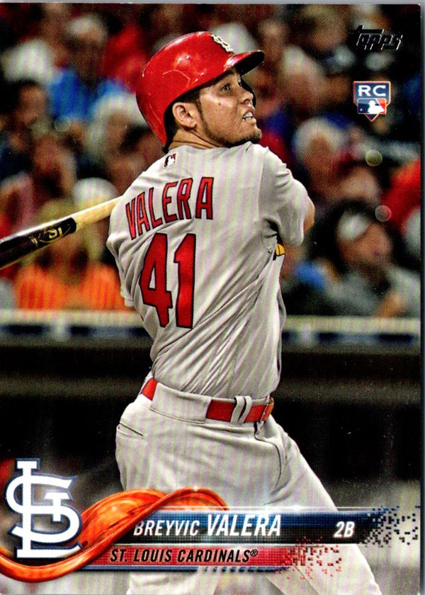 2018 Topps Breyvic Valera #459 Rookie