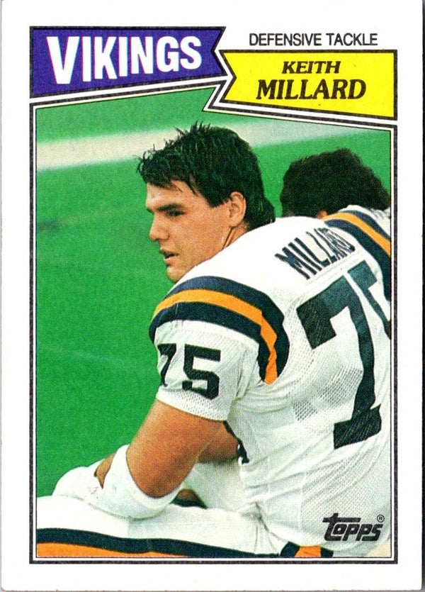 1987 Topps Keith Millard #209 NM+