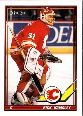 1991 O-Pee-Chee Rick Wamsley #459