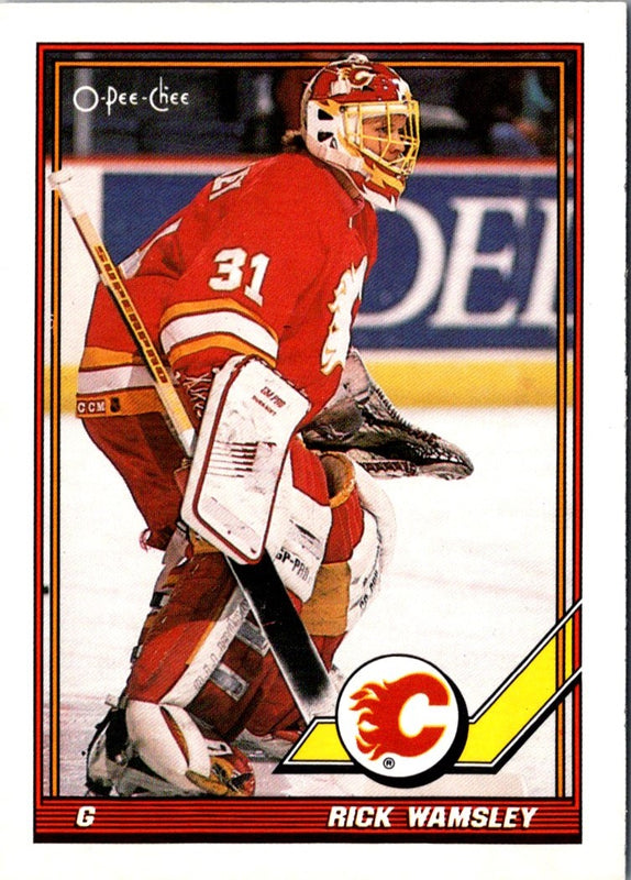 1991 O-Pee-Chee Rick Wamsley #459