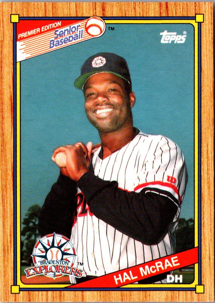 1989 Topps Senior League Hal McRae