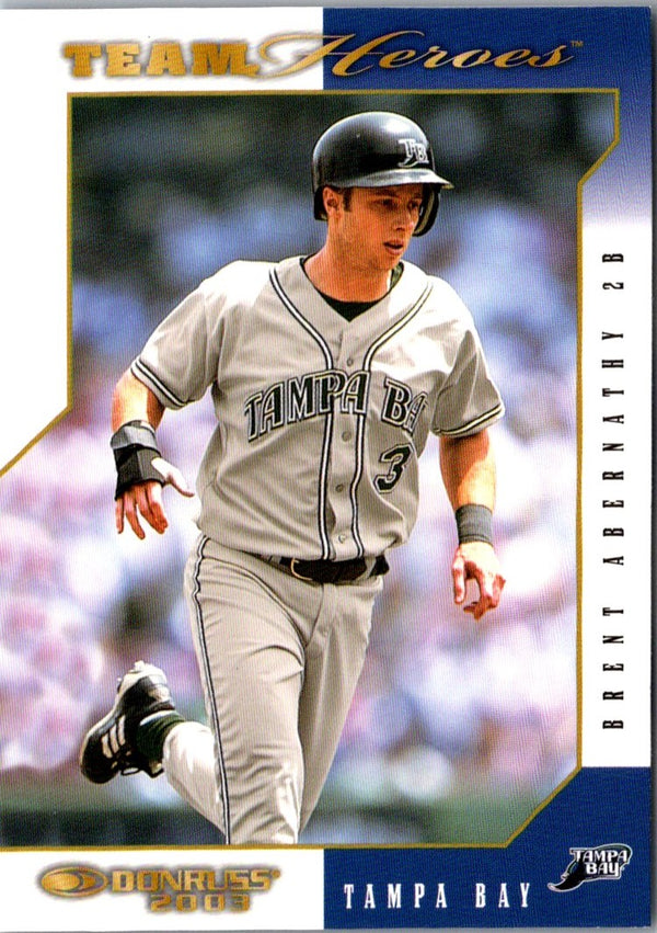 2003 Donruss Team Heroes Brent Abernathy #498