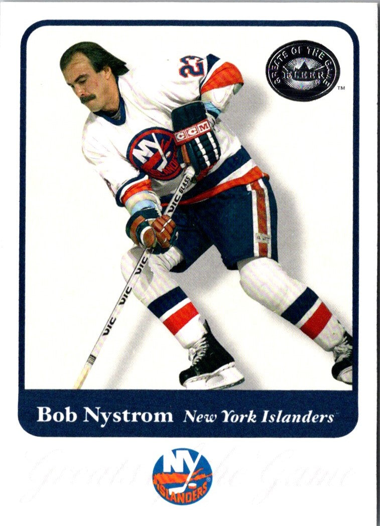 2001 Fleer Greats of the Game Autographs Bob Nystrom