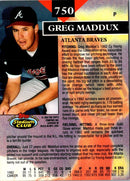 1993 Stadium Club First Day Production Greg Maddux