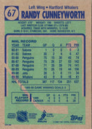 1990 Topps Randy Cunneyworth