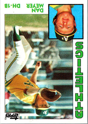 1984 Topps Dan Meyer #609
