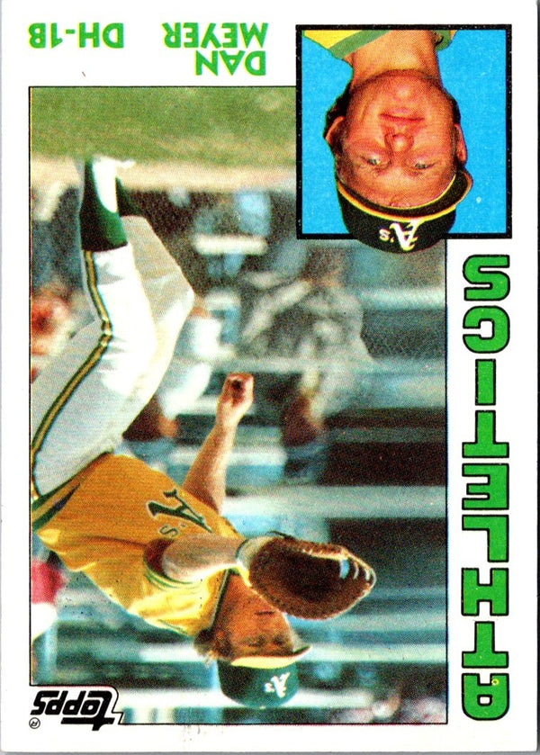 1984 Topps Dan Meyer #609