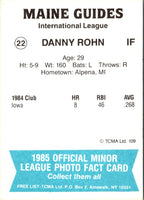 1985 TCMA Maine Guides Danny Rohn #22