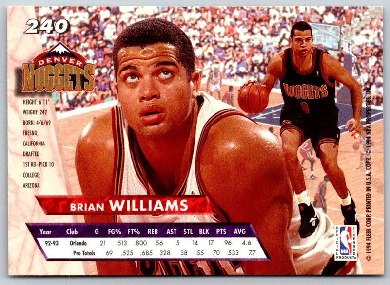 1993 Ultra Brian Williams