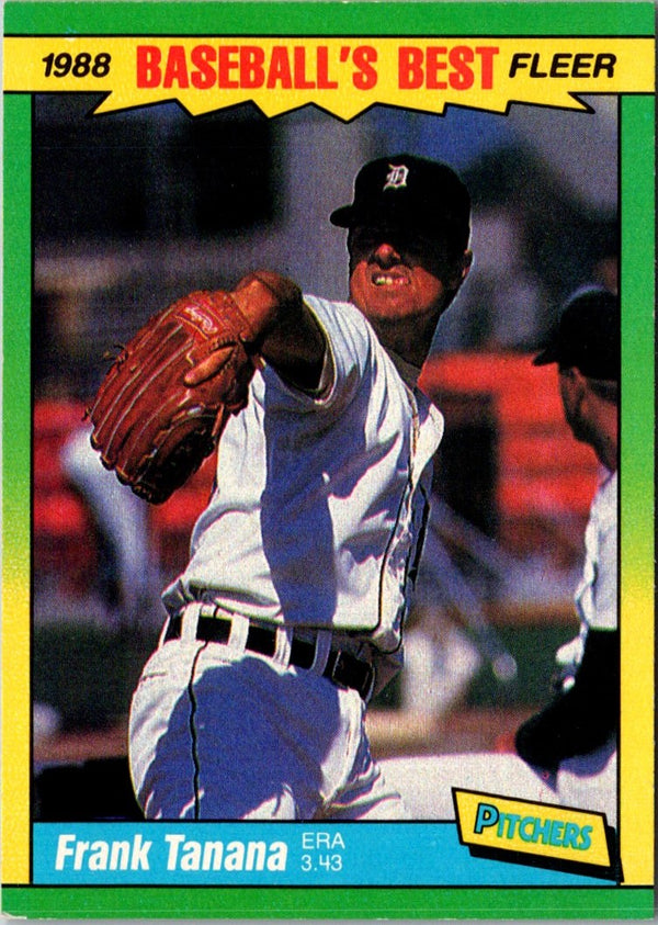 1988 Fleer Baseball's Best Sluggers vs Pitchers Frank Tanana #42