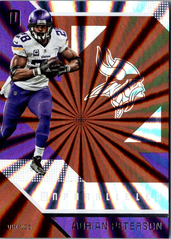 2016 Panini Unparalleled Adrian Peterson #124