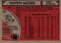 1980 Topps Haven Moses #496 NM-MT
