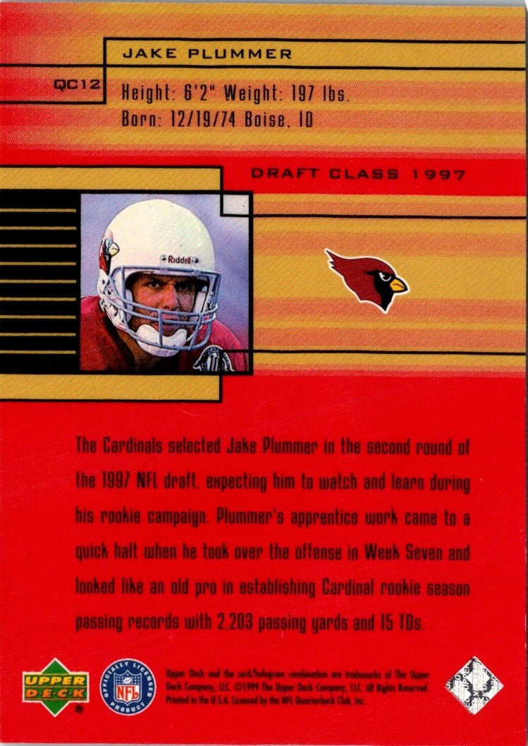 1999 Upper Deck Quarterback Class Jake Plummer