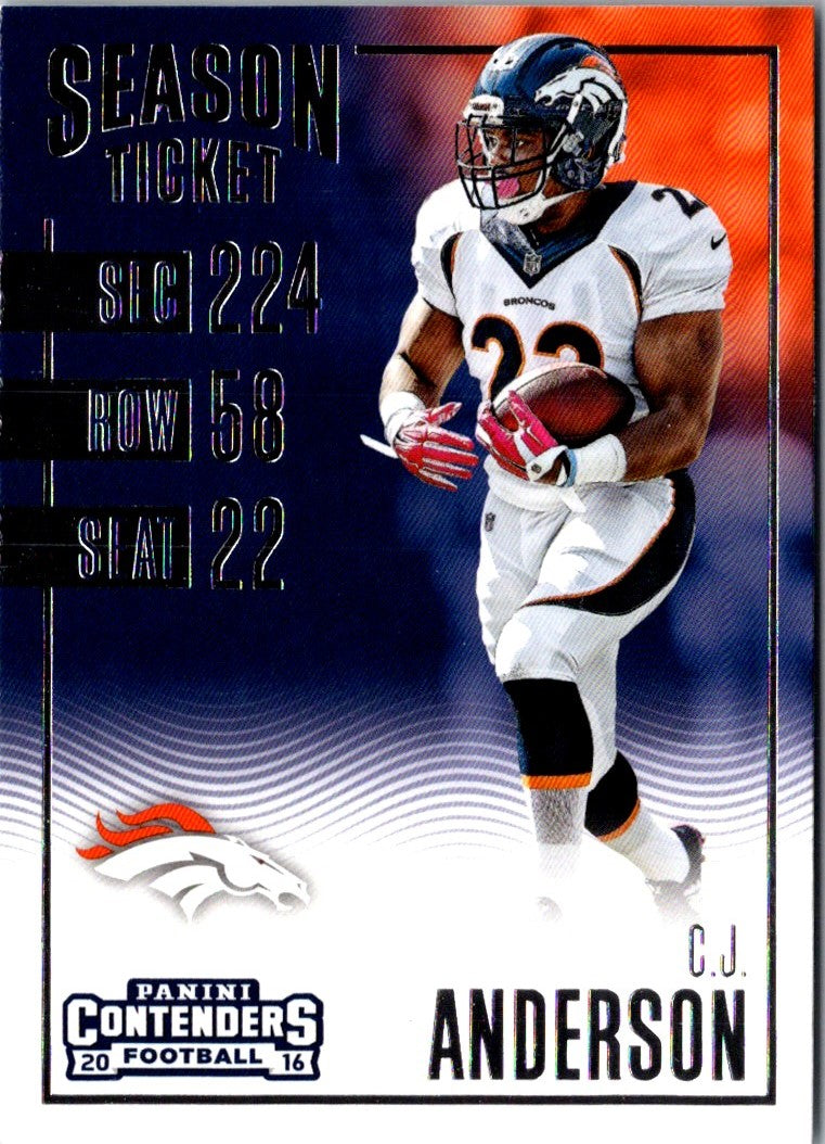 2016 Panini Contenders C.J. Anderson