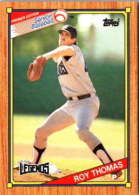 1989 Topps Senior League Roy Thomas #121