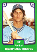1984 TCMA Richmond Braves Ric Lisi