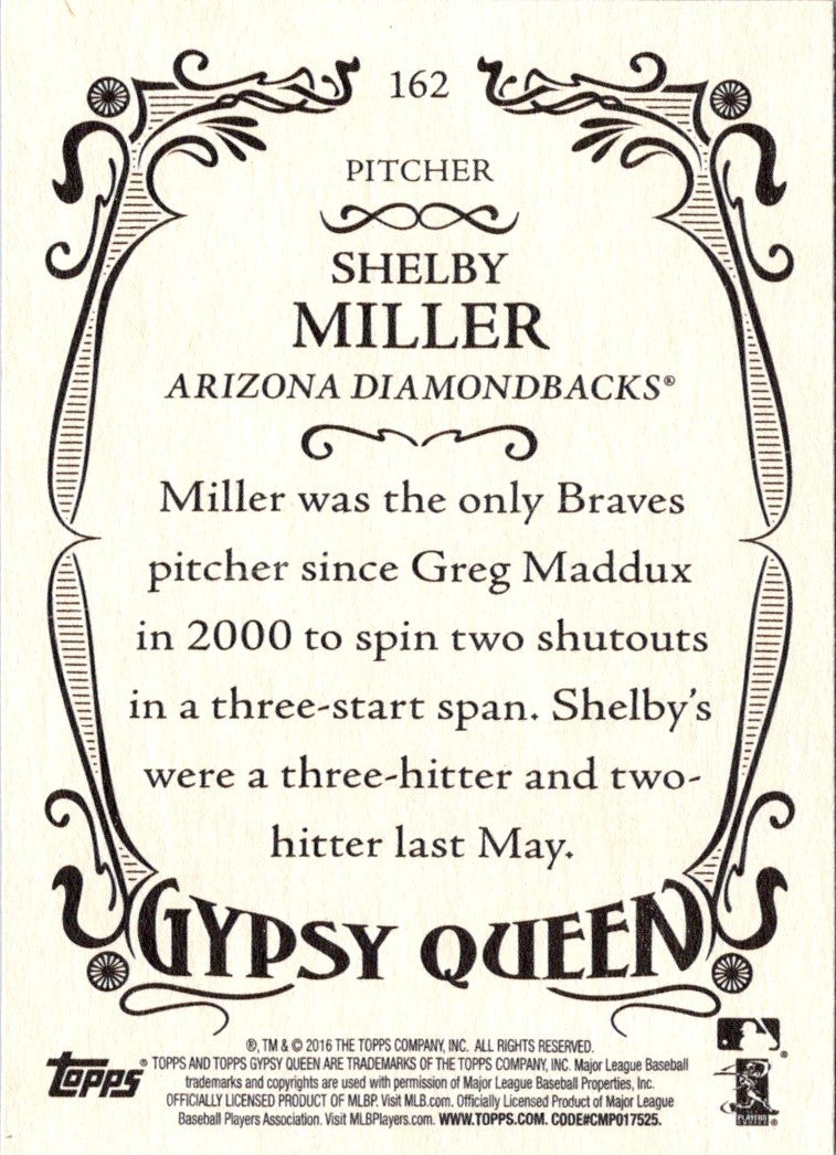 2016 Topps Gypsy Queen Shelby Miller