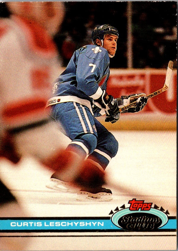 1991 Stadium Club Curtis Leschyshyn #156