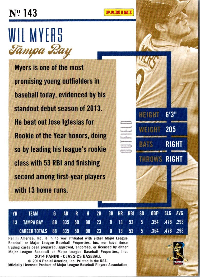 2014 Panini Classics Wil Myers