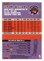 2003 Fleer Tradition Jerome Williams #157