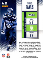 2016 Panini Contenders Thomas Rawls #23